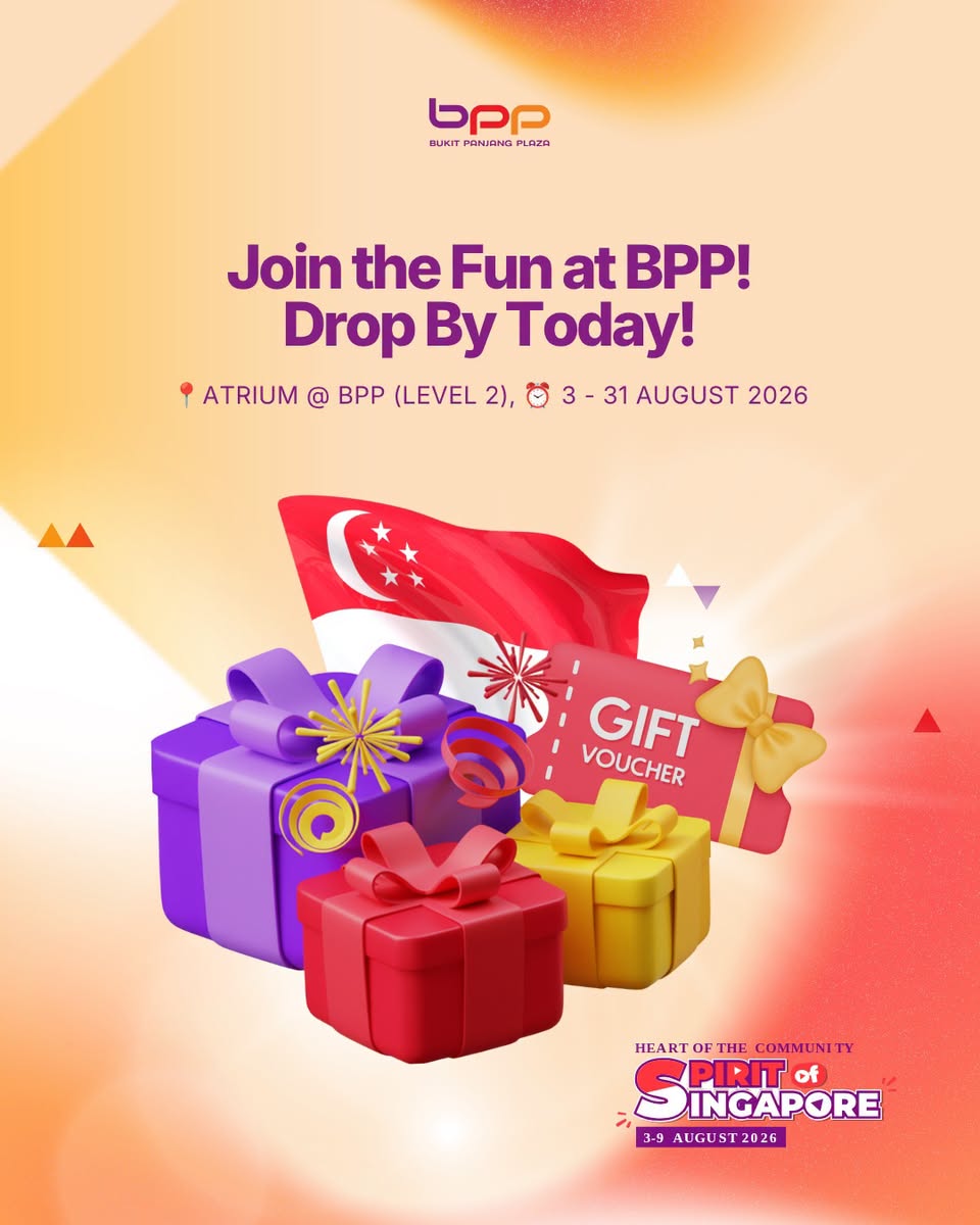 Gift vouchers at Spirit of Singapore pop-up, Bukit Panjang Plaza