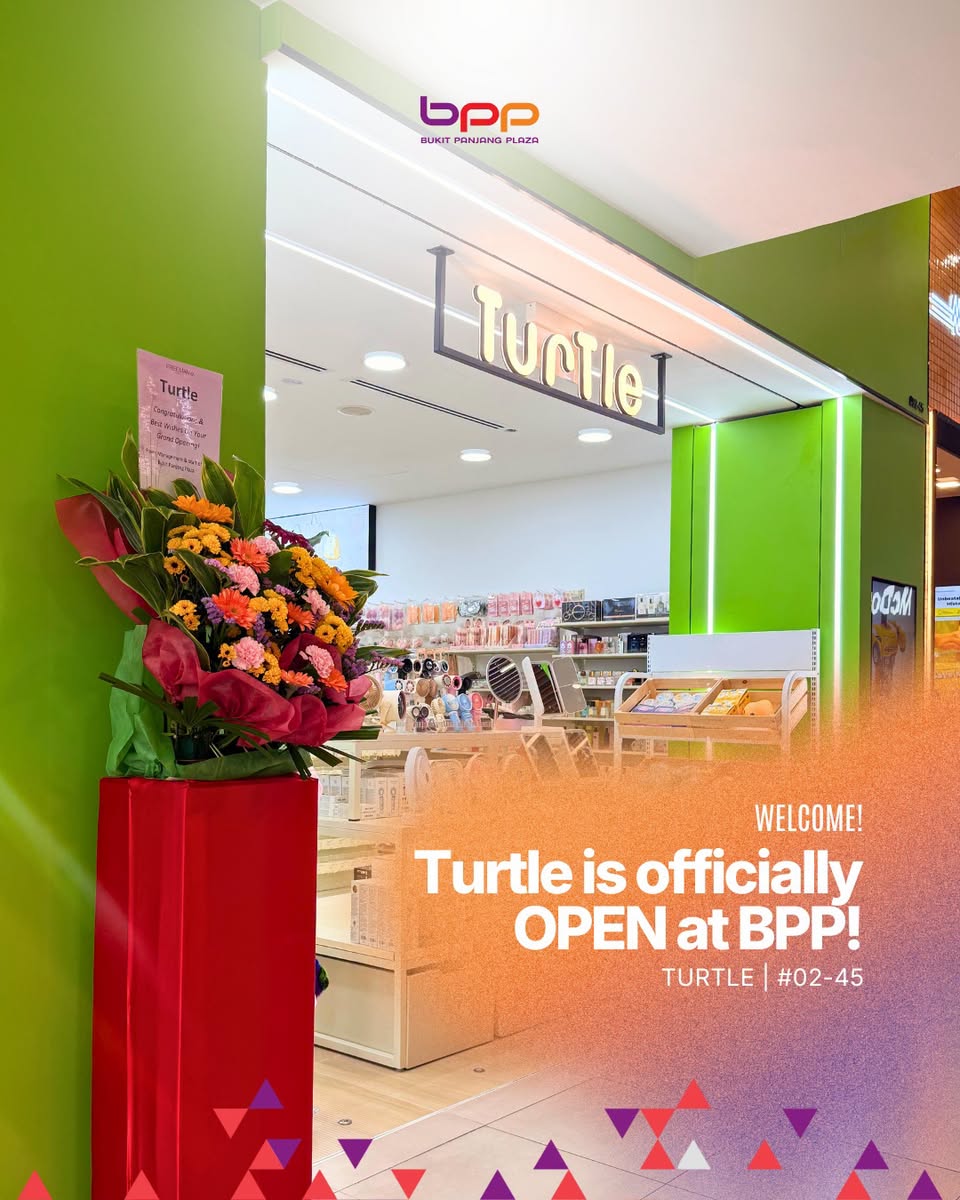 Turtle store opening at Bukit Panjang Plaza