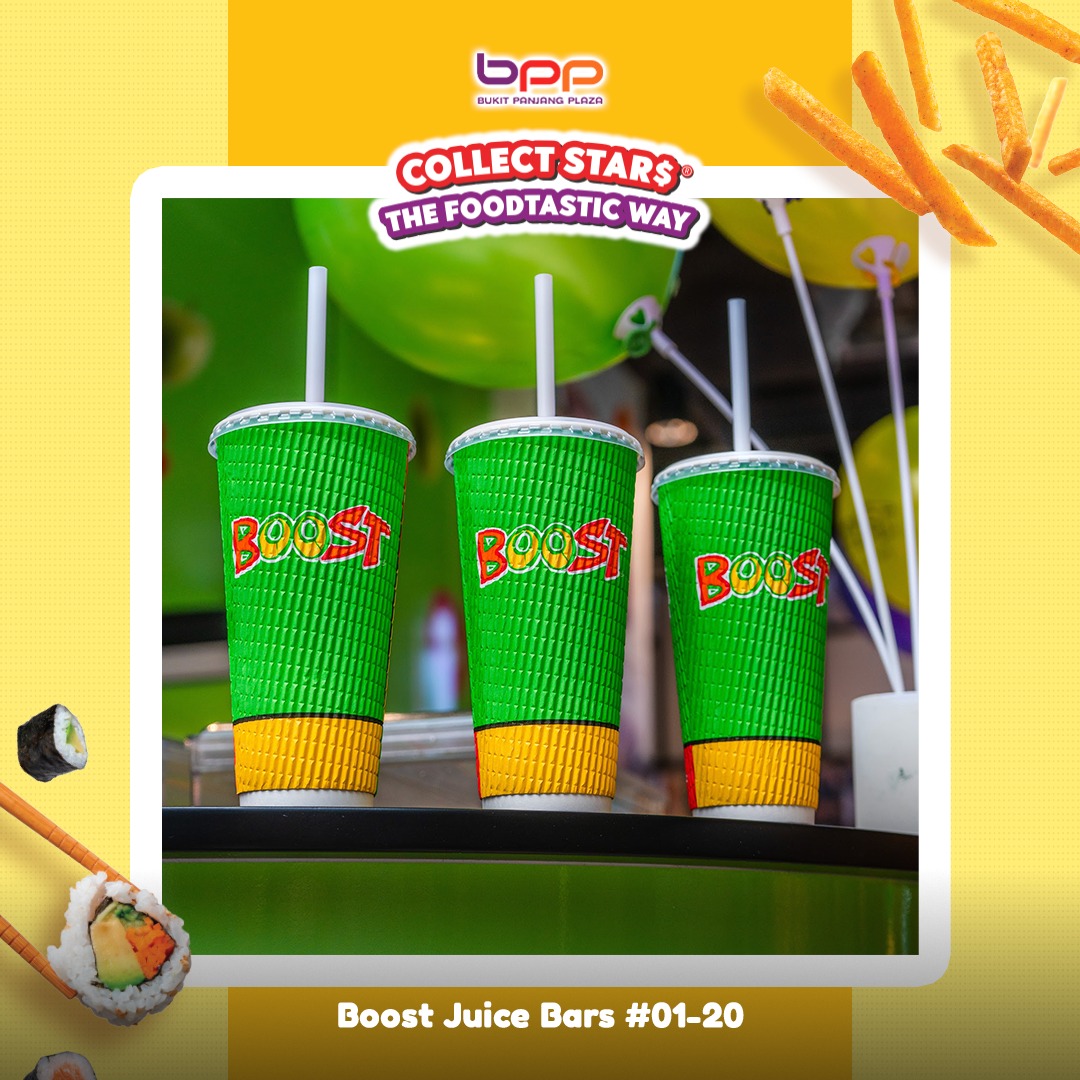 An appealing selection of food and beverages from Bukit Panjang Plaza