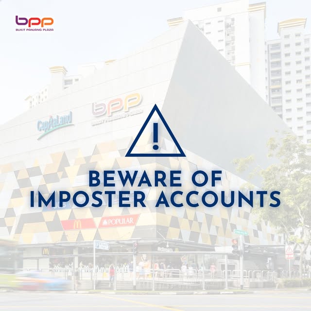 Official alert regarding social media impersonation