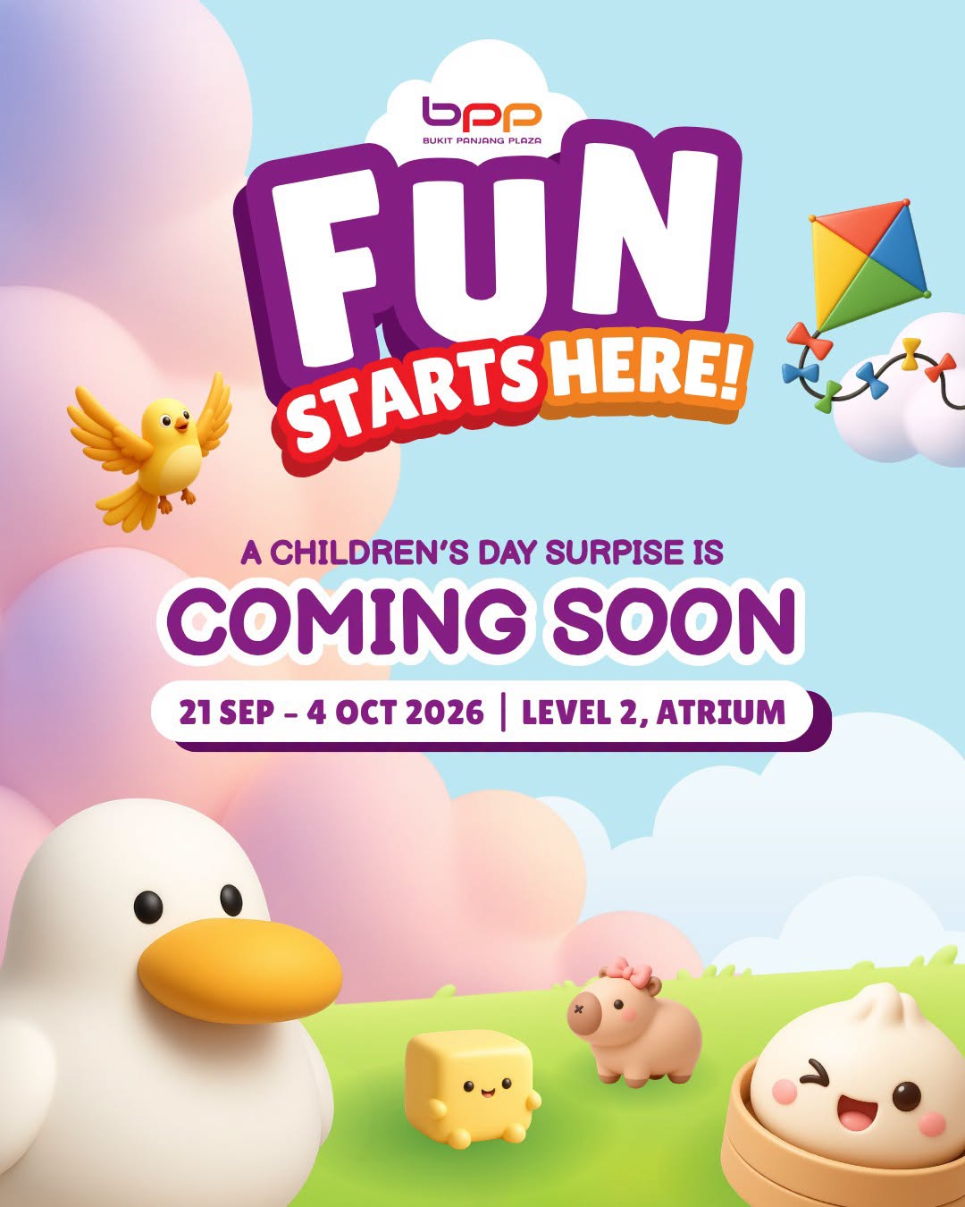 Children's Day event at Bukit Panjang Plaza