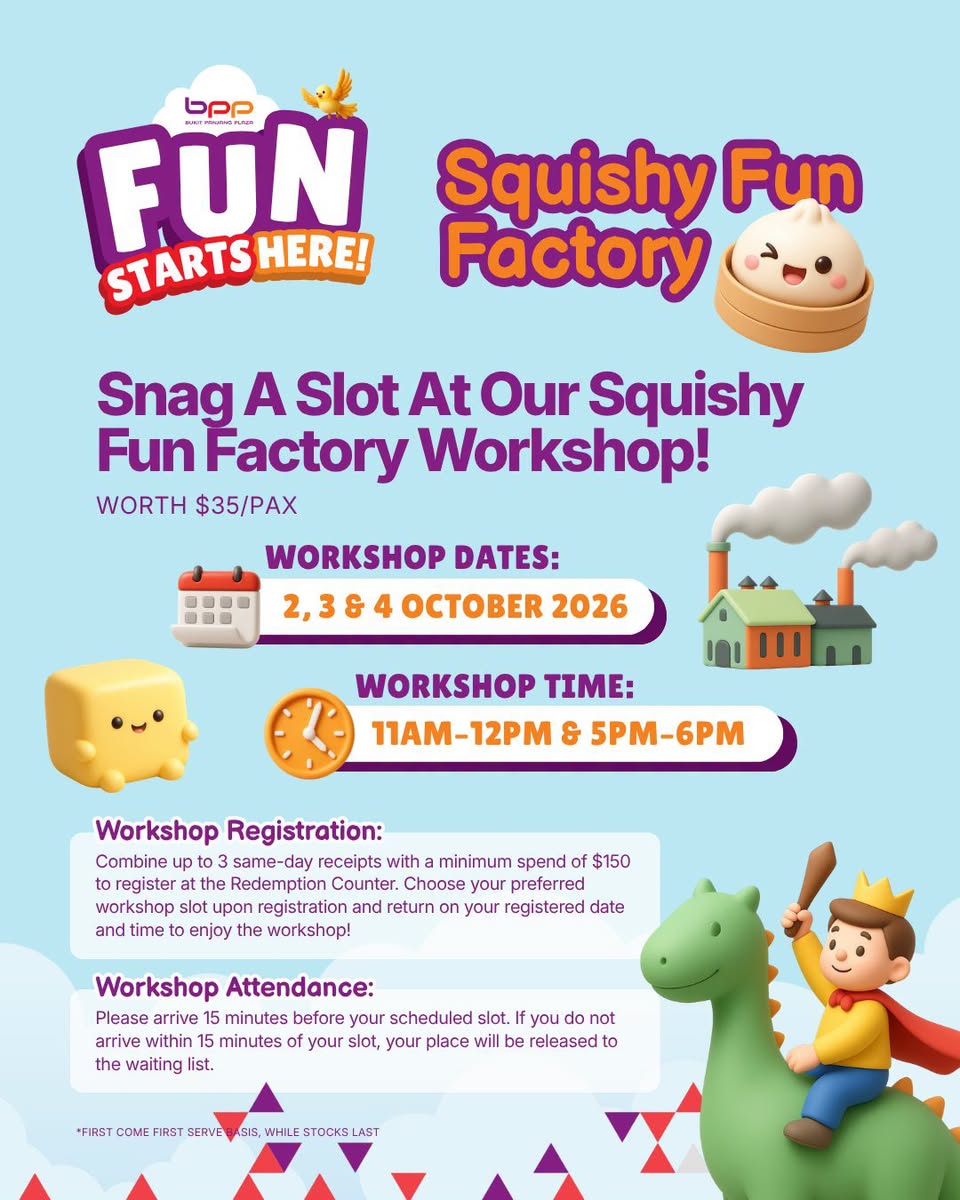 Squishy Fun Factory Workshop details