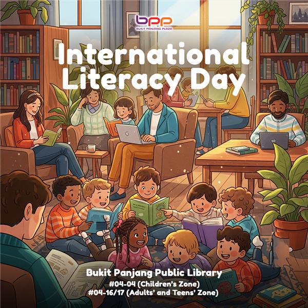 A diverse collection of books and reading materials on display.