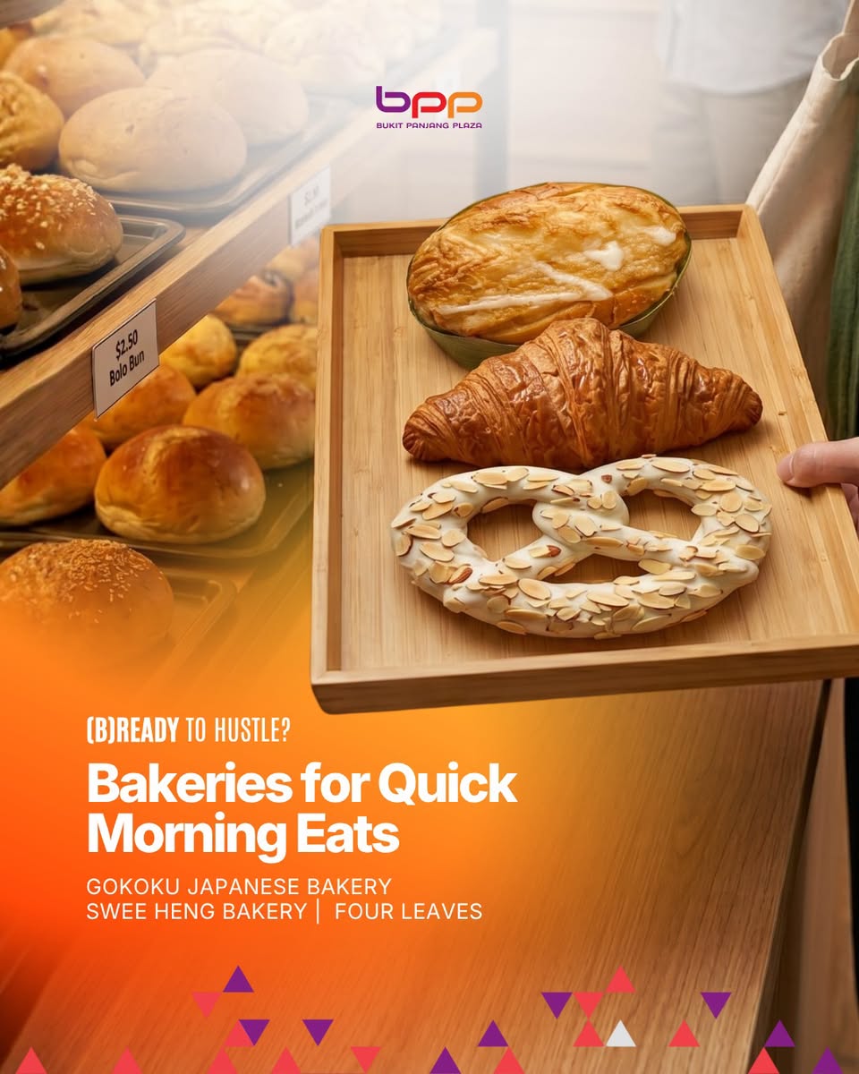 Top 3 bakery spots at Bukit Panjang Plaza