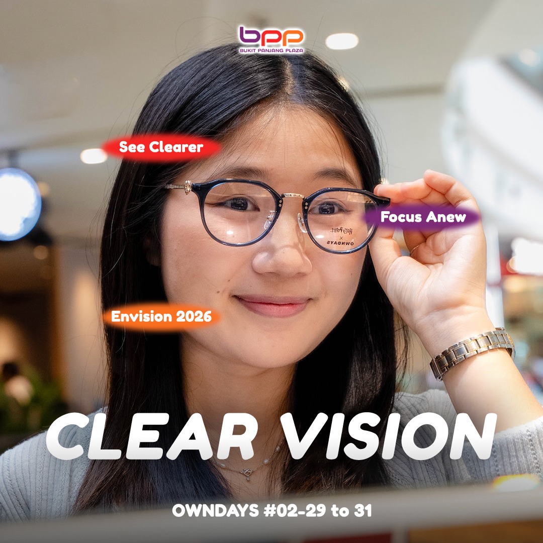 A person wearing stylish OWNDAYS frames to start the new year with clarity.