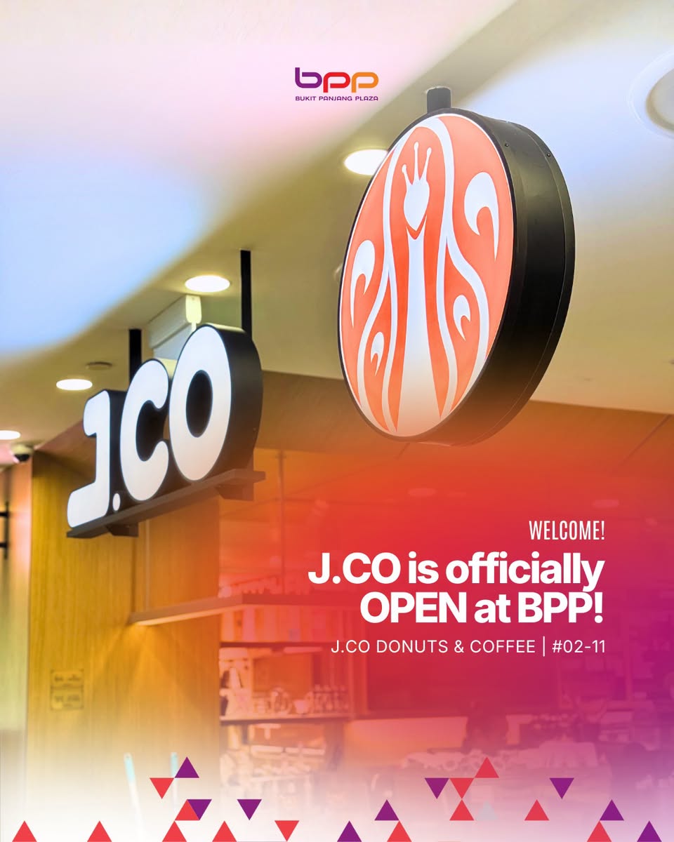 J.CO Donuts & Coffee officially open at Bukit Panjang Plaza