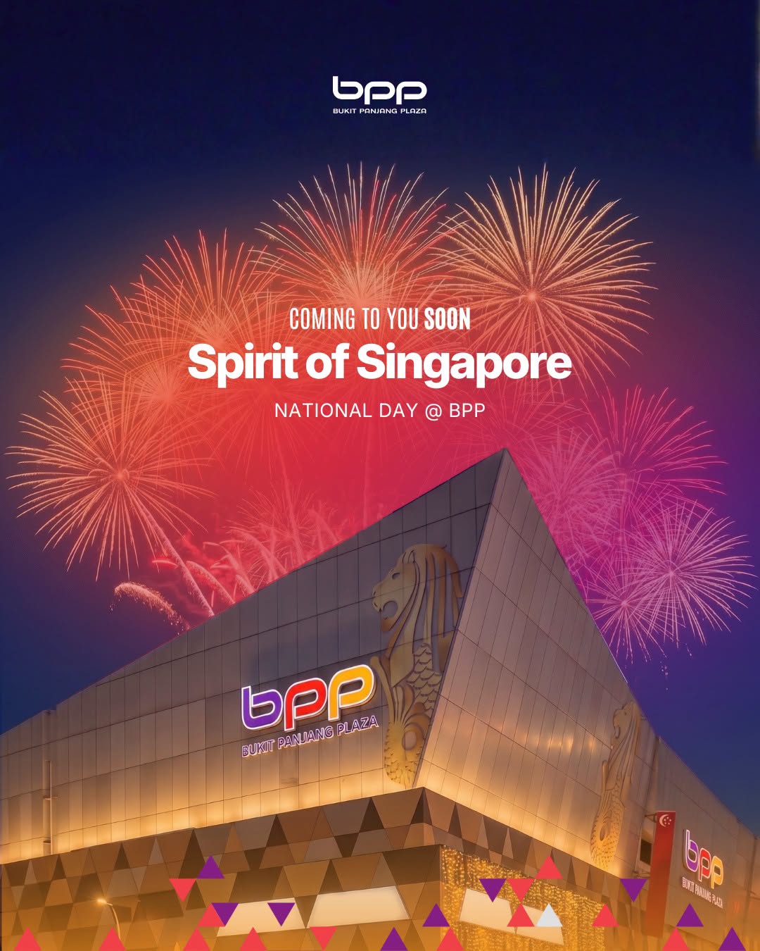 Spirit of Singapore National Day celebration at Bukit Panjang Plaza