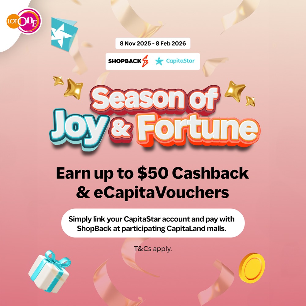 Festive shopping rewards at CapitaLand malls