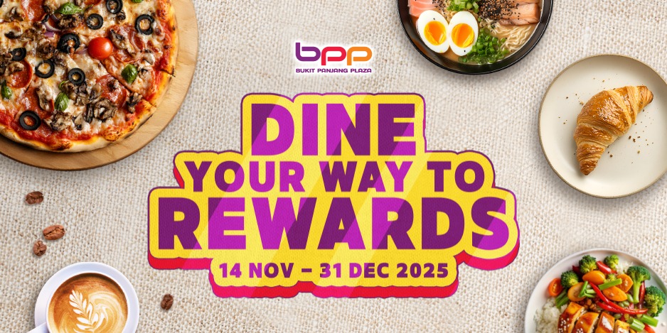 A delightful meal being served, hinting at dining rewards at Bukit Panjang Plaza.