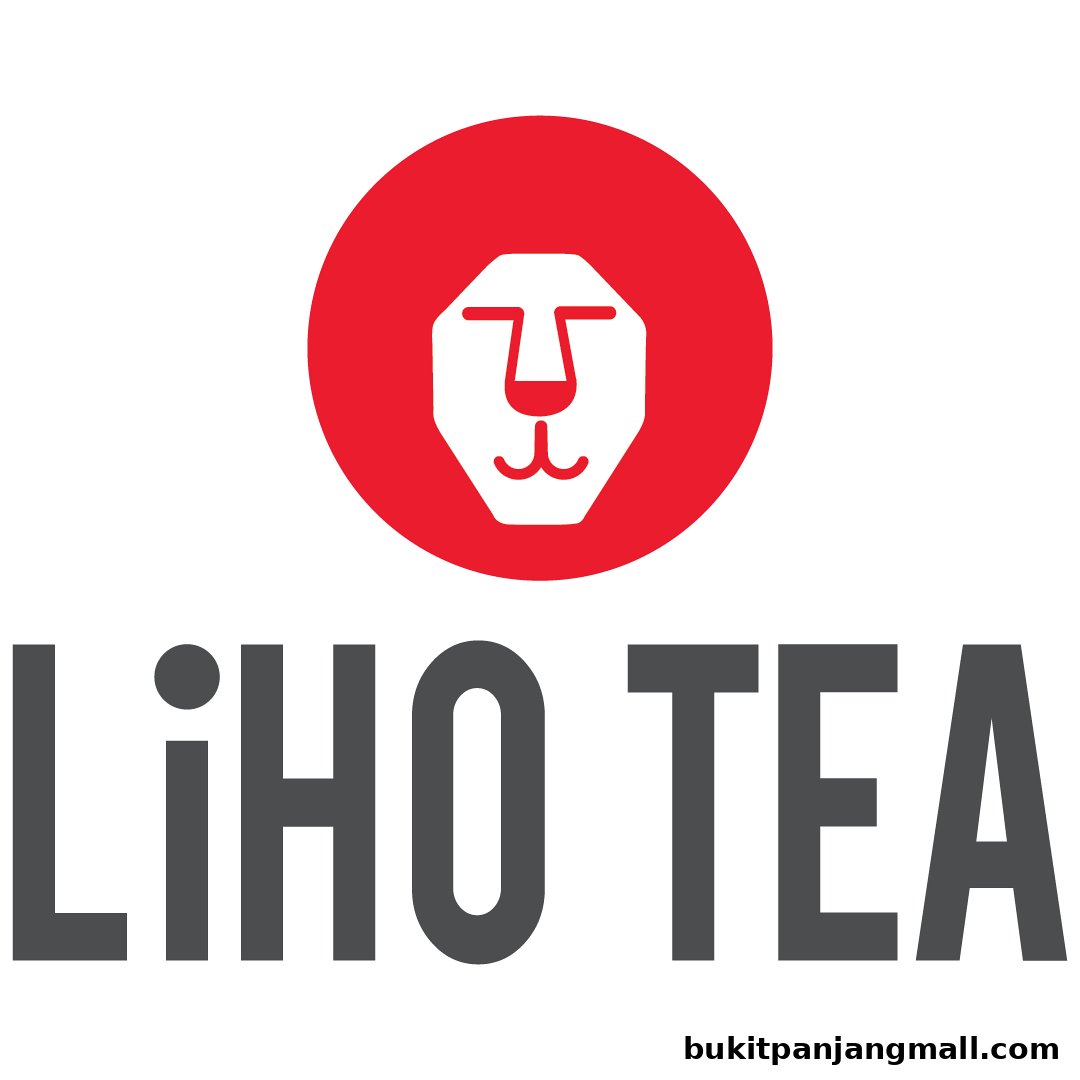 The LiHO TEA logo features a red circle with a white lion face and the brand name.