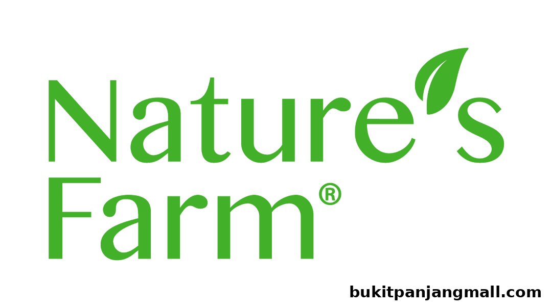 The Nature's Farm logo in green text with a leaf symbol.