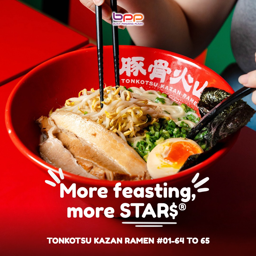 An array of culinary favourites at Bukit Panjang Plaza.