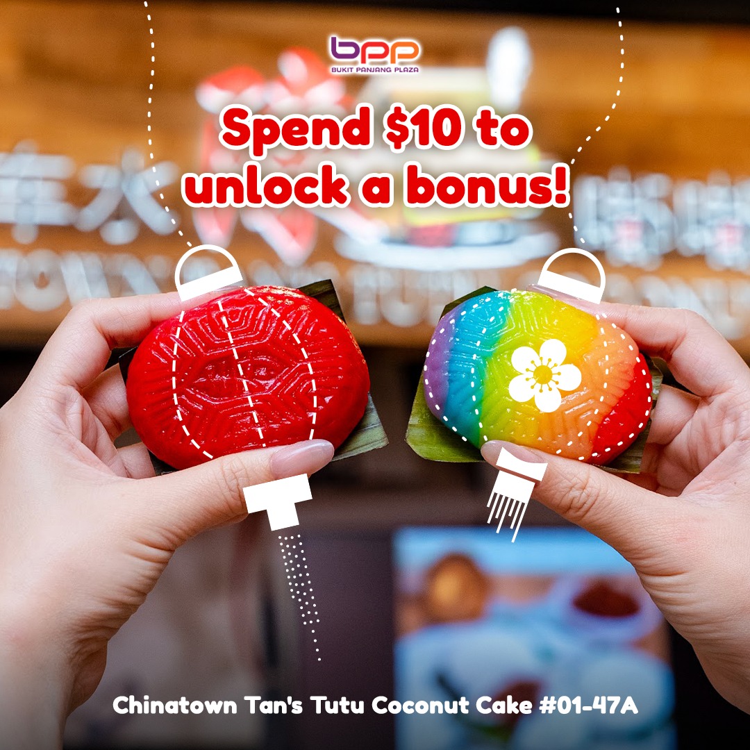 A colorful assortment of traditional Ang Ku Kueh from Chinatown Tan's TuTu