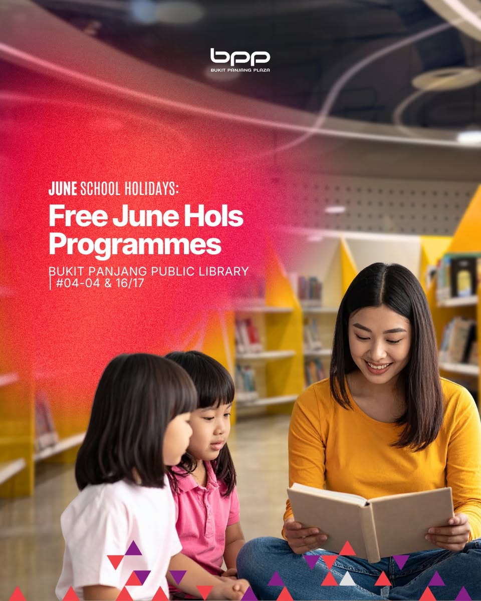 Free June Holiday Programmes at Bukit Panjang Public Library