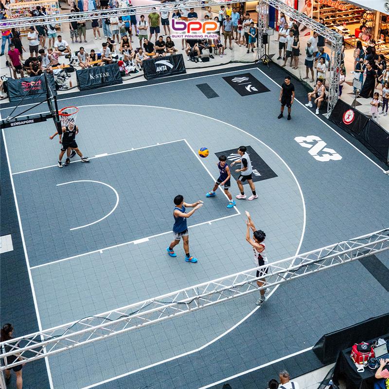 Thrilling moment from an SGP 3X3 basketball game