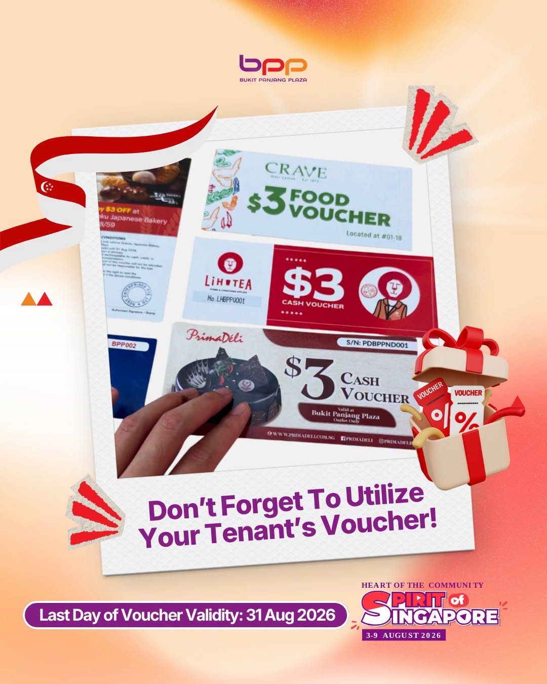BPP National Day Tenant Vouchers at Bukit Panjang Plaza