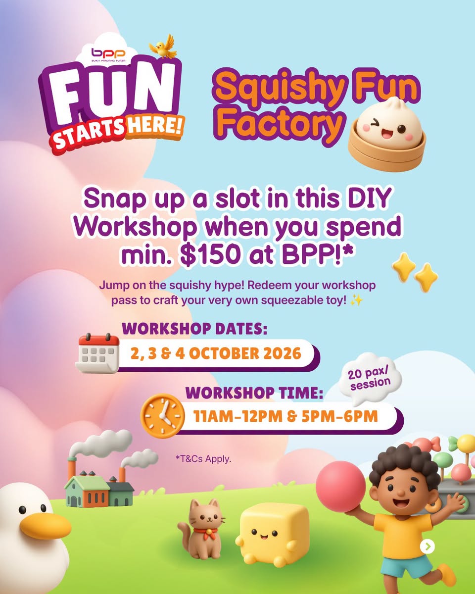Squishy Fun Factory workshop details