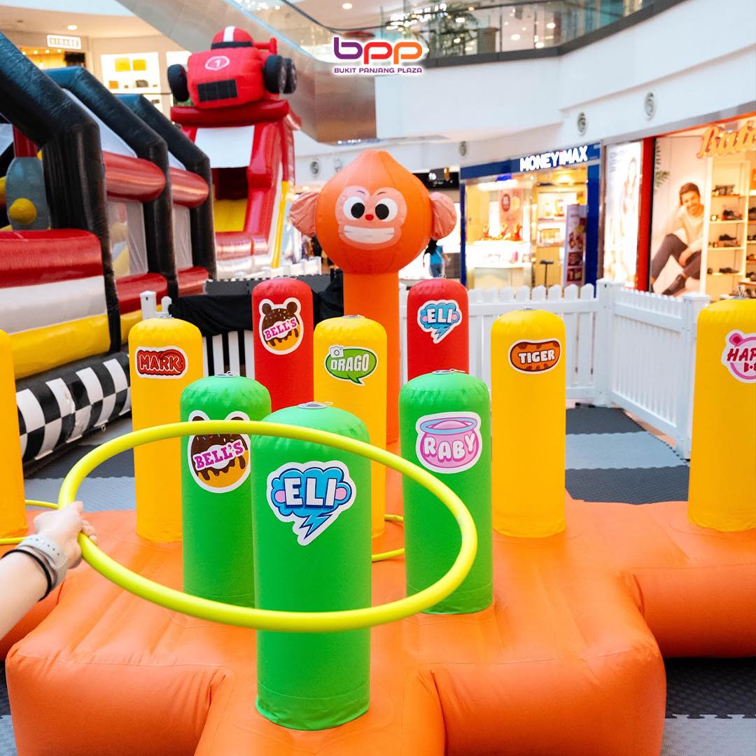 Jumptopia Lite event entrance adorned with playful decorations